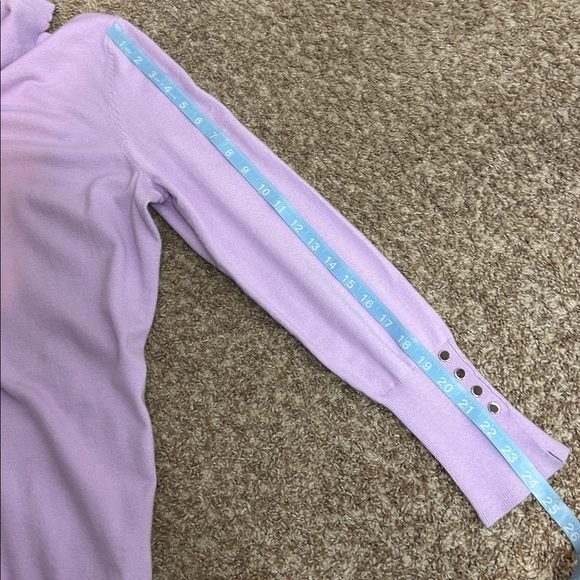 Torrid Light Purple Turtleneck Sweater Lightweight 0 L 12 - Picture 8 of 10